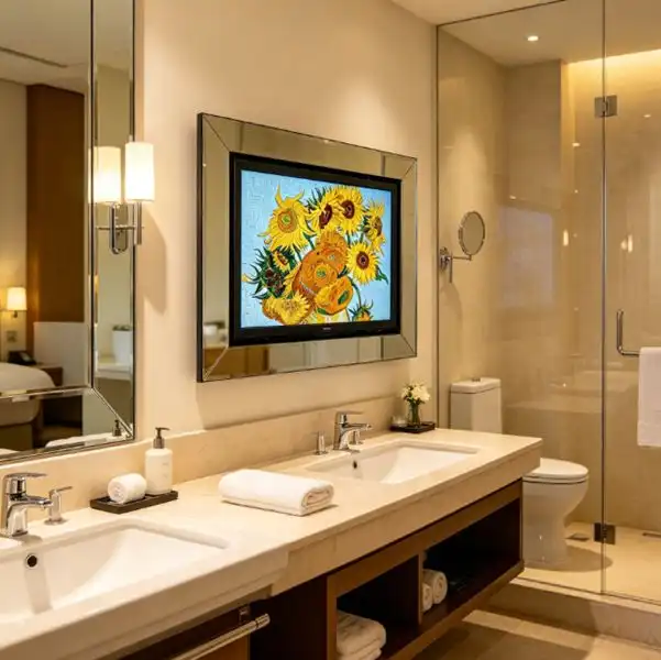 Picture Frame Mirror TV for Luxury Hotel Room Design